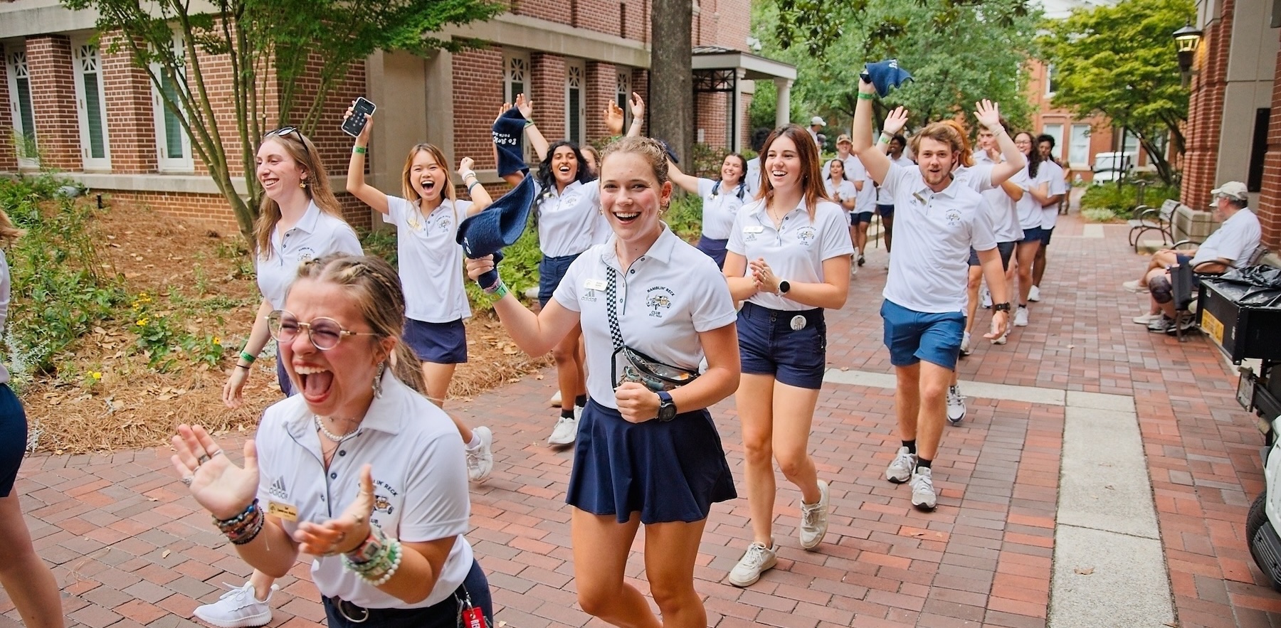 Reck Club picture walking to Yellow Jacket Alley